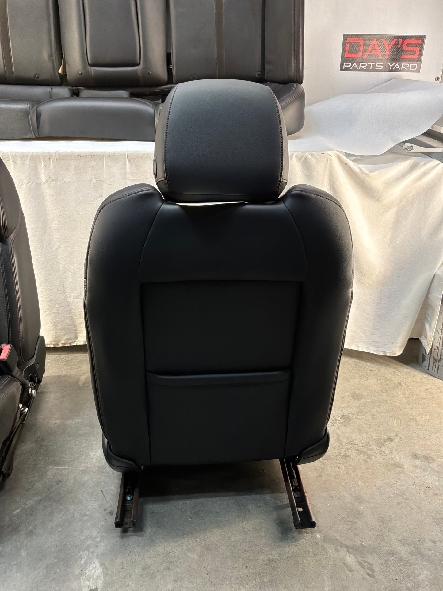 2015 Chevrolet SS Sedan Front and Rear Black Leather Seats OEM