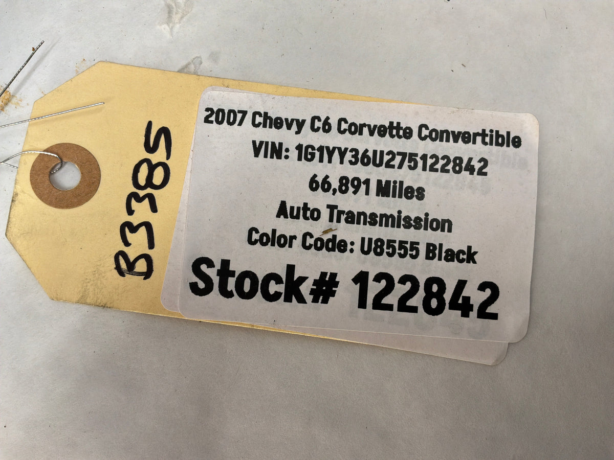 2007 Chevy C6 Corvette Convertible Evap PCV Line Tube Hose OEM