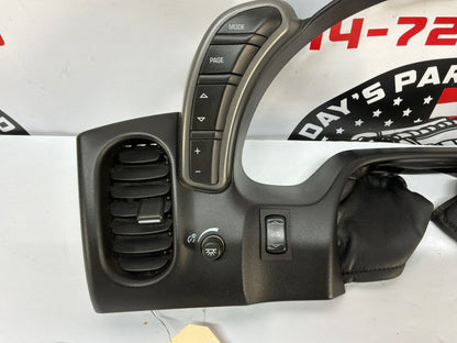 2007 Chevy C6 Corvette Convertible Dash Gauge Cluster Speedometer Bezel Panel w/ Switches OEM