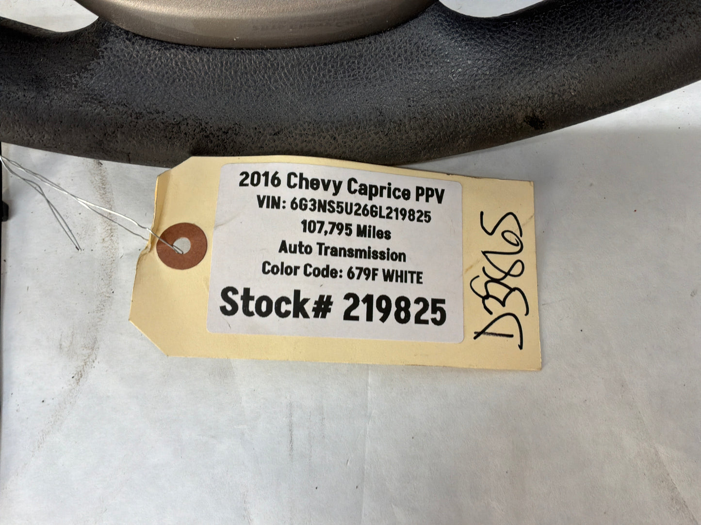 2016 Chevy Caprice PPV Steering Wheel OEM