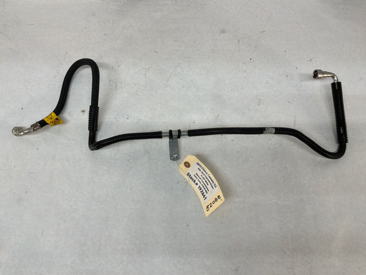 2013 Chevy Camaro 1LE Fuel Gas Line Hose Tube Pipe OEM