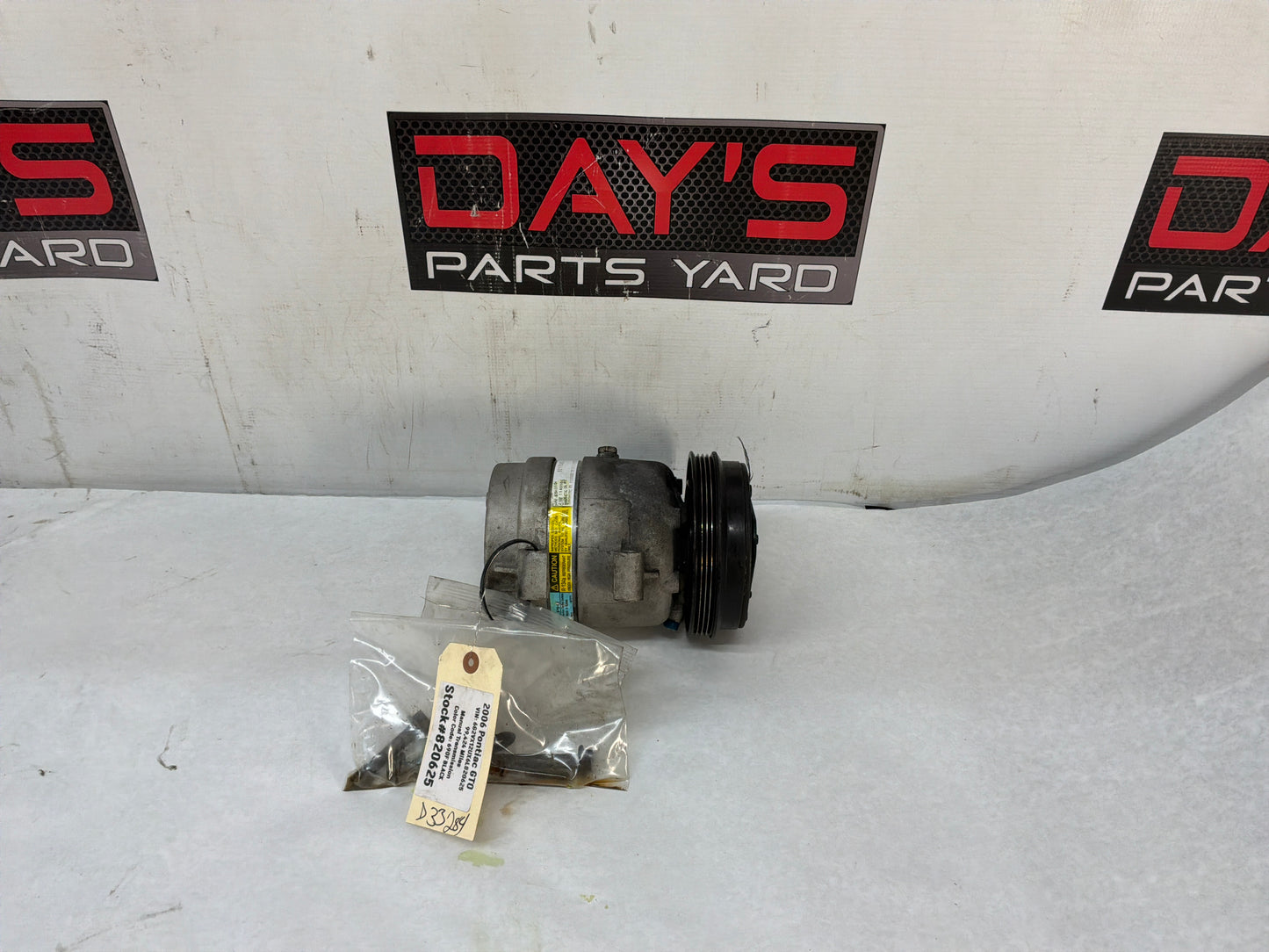 Ac cond - Day's Parts Yard