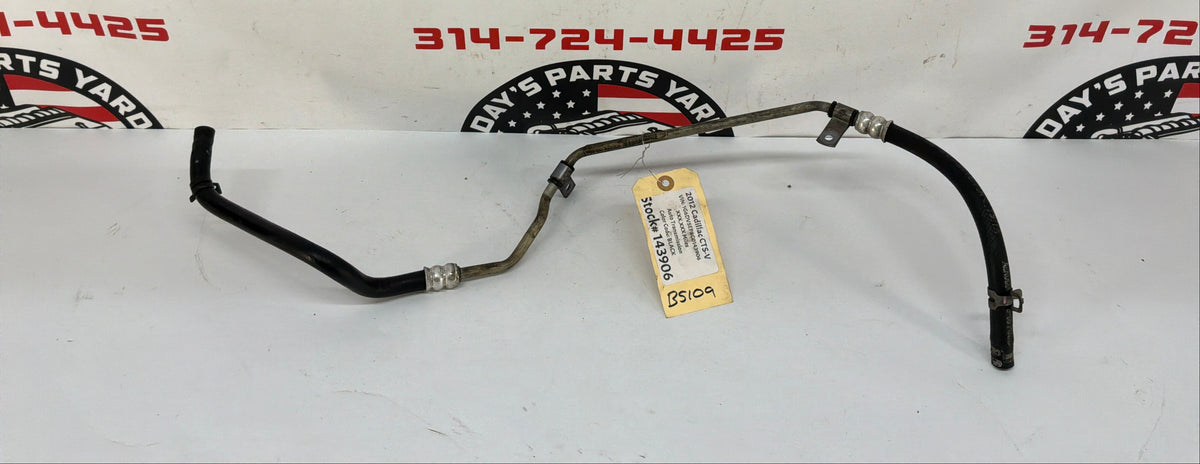2012 Cadillac CTS-V Power Steering Line Pipe Tube OEM