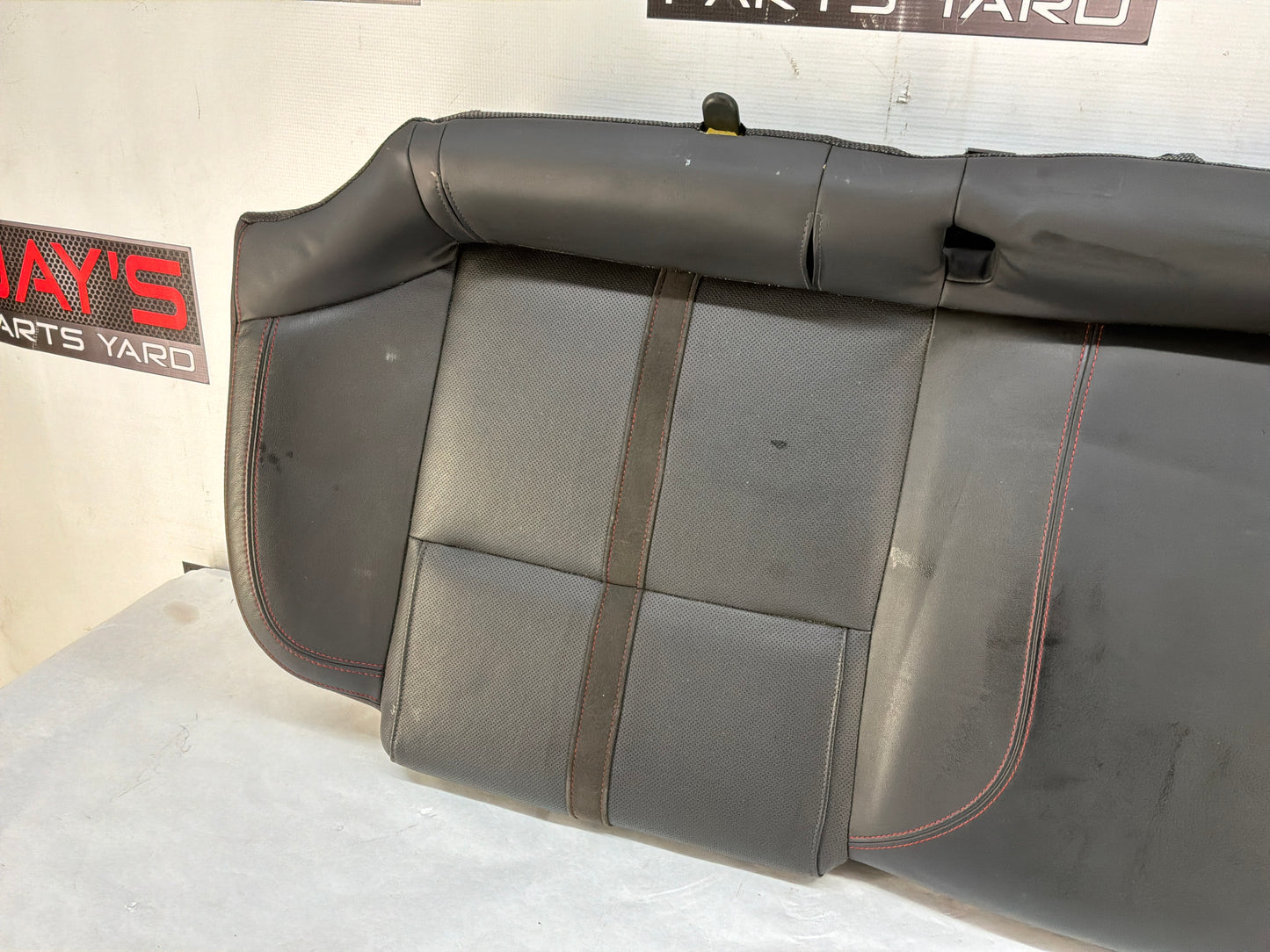2017 Chevy SS Sedan Rear Seats Black Leather Alcantara Suede OEM