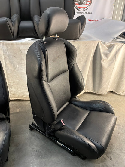 2005 Pontiac GTO Black Leather Front and Rear Seats Set OEM