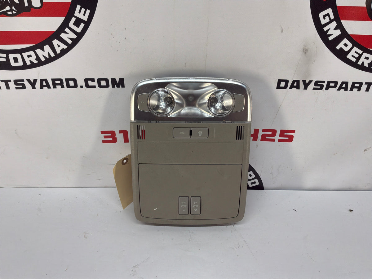 2014 Chevy SS Sedan Overhead Console Dome Light Controls OEM