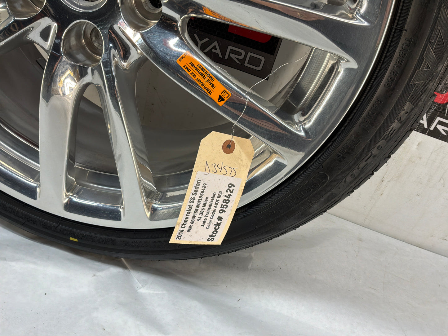 Spare tire - Day's Parts Yard