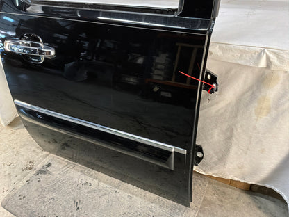 2013 GMC Sierra C1500 SLE RH Passenger Rear Exterior Door Black OEM - Day's Parts Yard