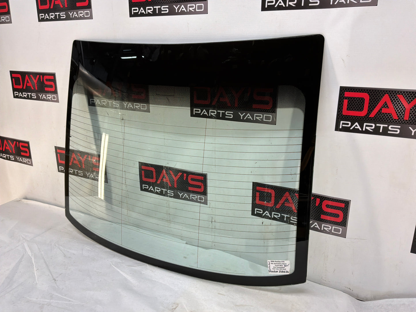 2004 Pontiac GTO Rearview Rear View Window Glass Windshield OEM
