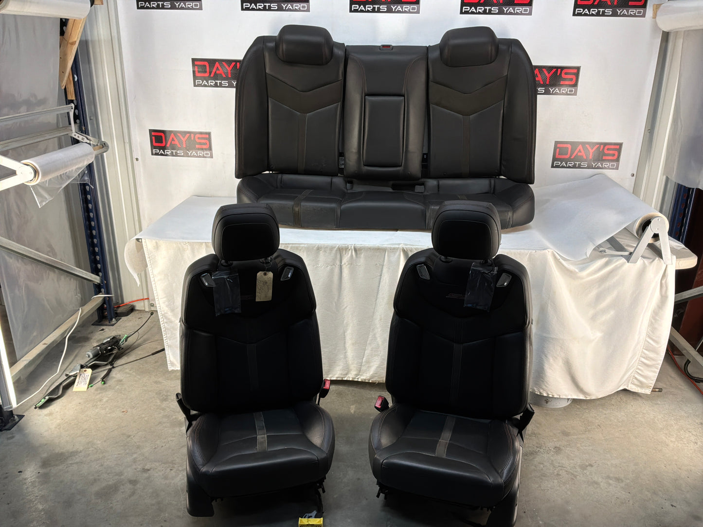 2017 Chevrolet SS Sedan Front and Rear Leather Seats OEM