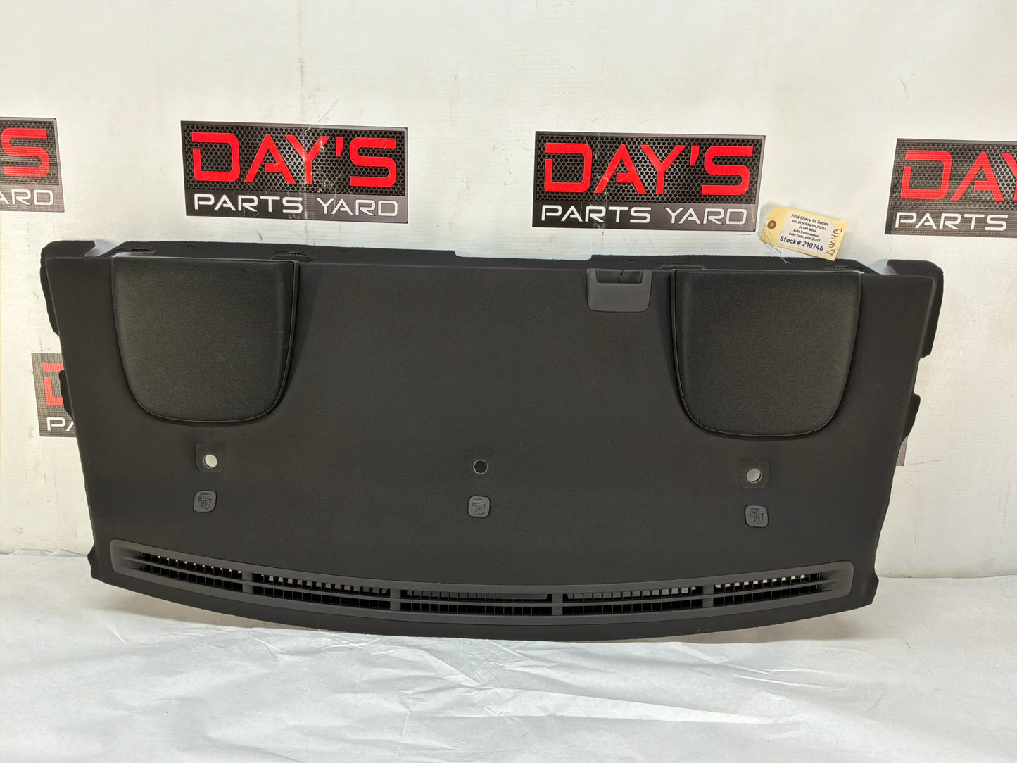2016 Chevy SS Sedan Rear Interior Package Deck Tray Parcel Shelf Trim Cover OEM