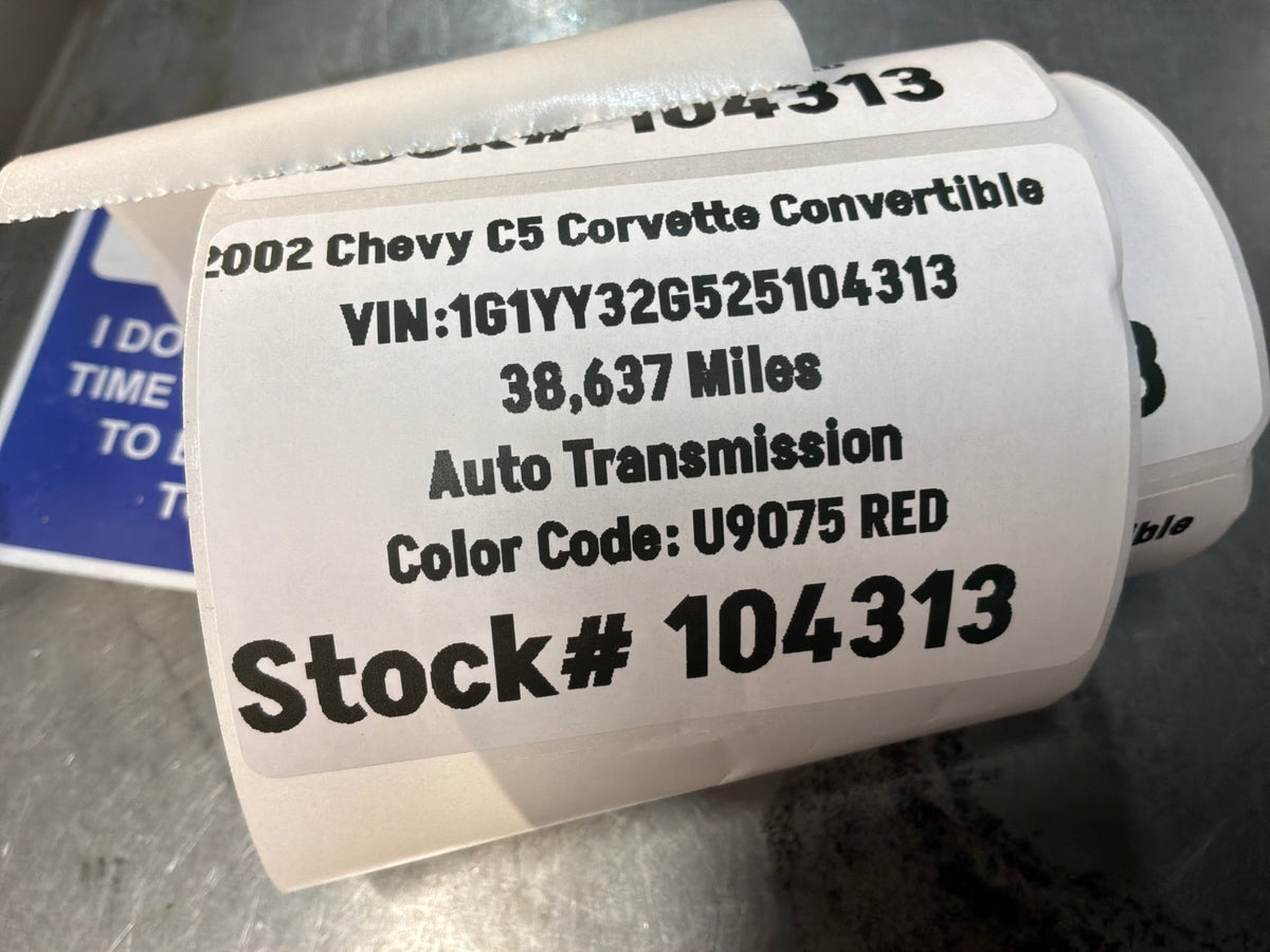 2002 Chevy C5 Corvette Convertible Rear Seat Back Inner Riser Carpet Black OEM
