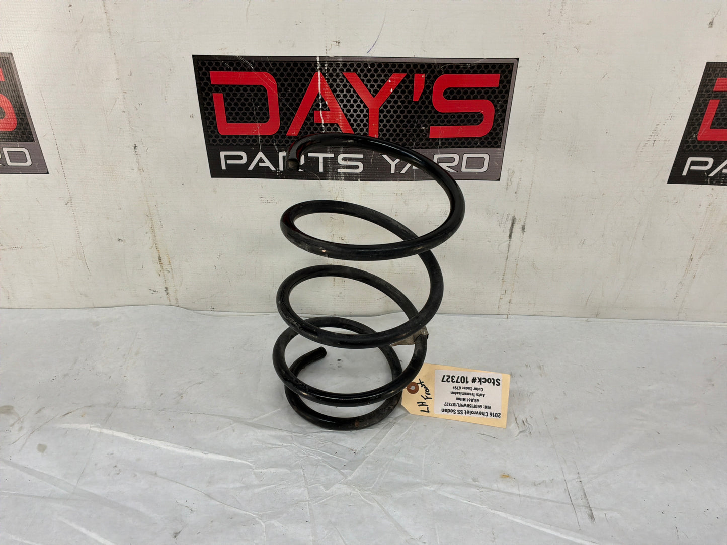 Lh front spring - Day's Parts Yard