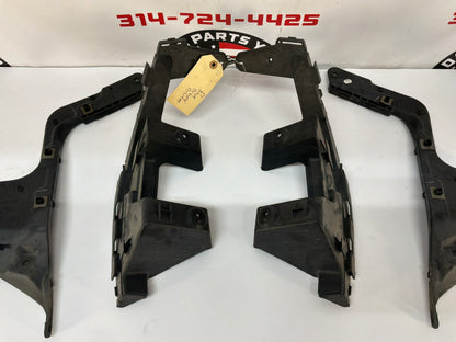 2008 Pontiac G8 GT Complete Rear Bumper Brackets Mounts Supports Guides Set OEM