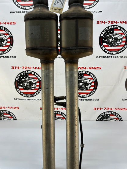 2002 Chevy C5 Corvette Factory OEM Exhaust Mid H Pipe w/ Catalytic Converters