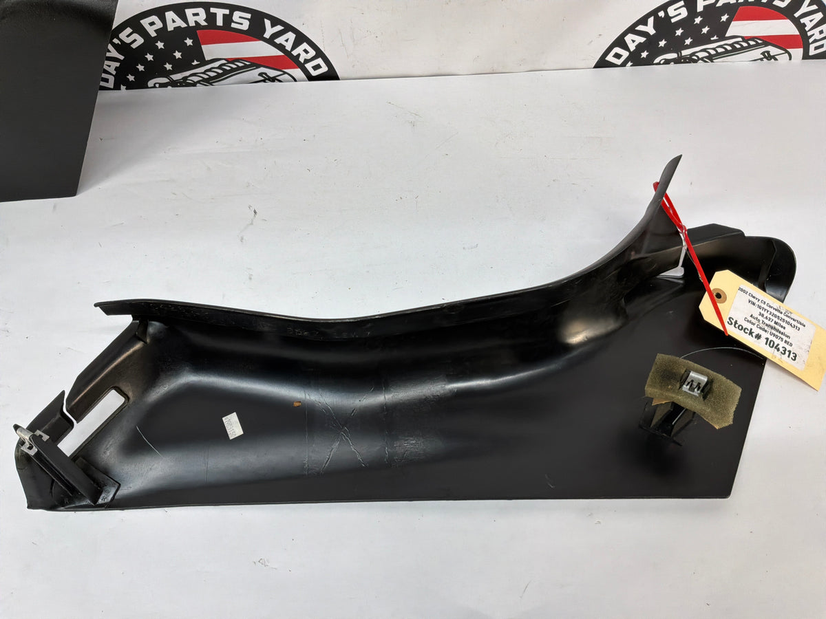 2002 Chevy Corvette Convertible RH & LH Interior Lower B Lock Pillar Trim Molding OEM