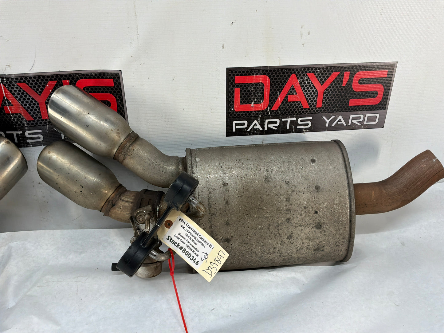 2014 Chevy Camaro ZL1 Factory OEM NPP Bi Mode Exhaust Mufflers OEM