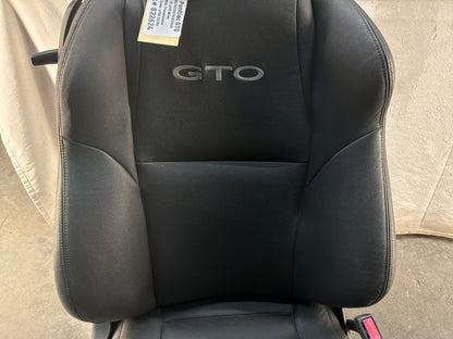 2006 Pontiac GTO Black Leather Front and Rear Seats Set OEM