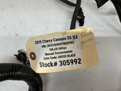 2015 Chevy Camaro SS 1LE Engine Bay Head Lamp Light Firewall Wire Wiring Harness OEM