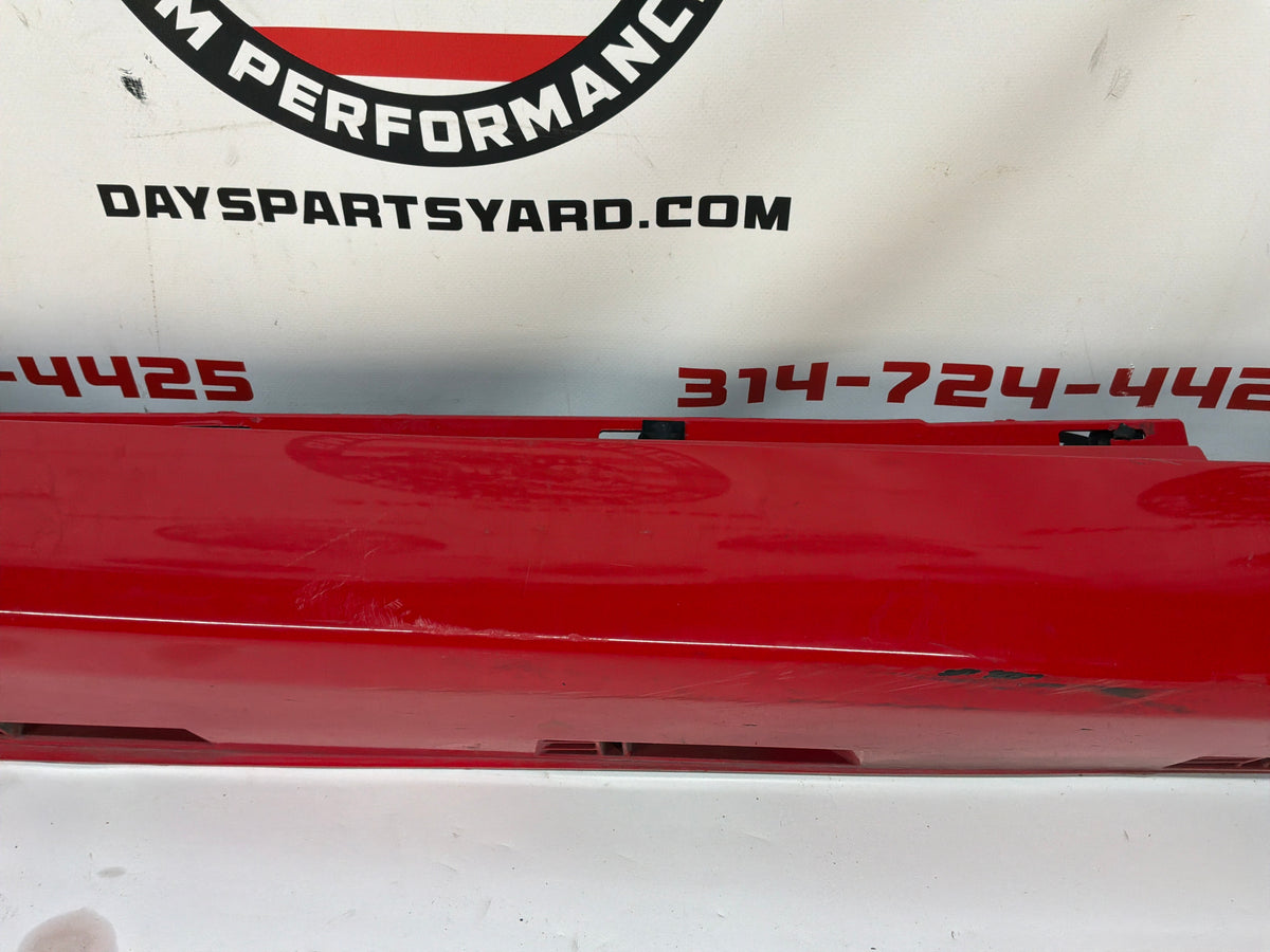 2008 Pontiac G8 GT RH Passenger Rocker Molding Side Skirt Panel Trim Red OEM