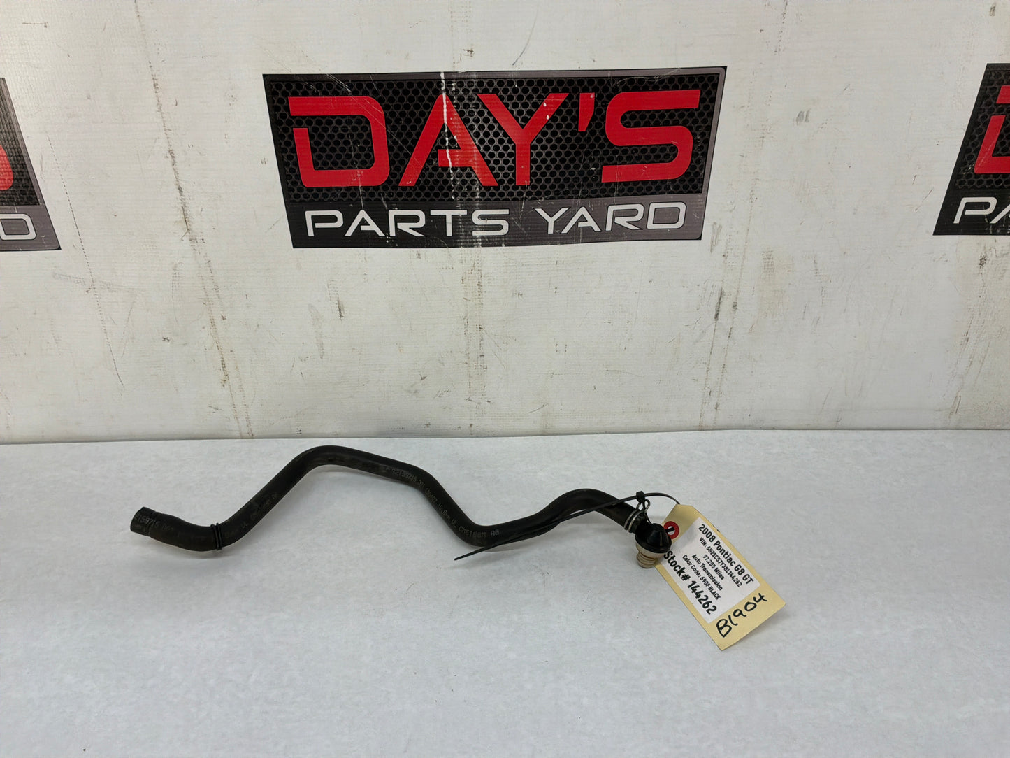 2009 Pontiac G8 GT Brake Booster Vacuum Hose Line Tube OEM