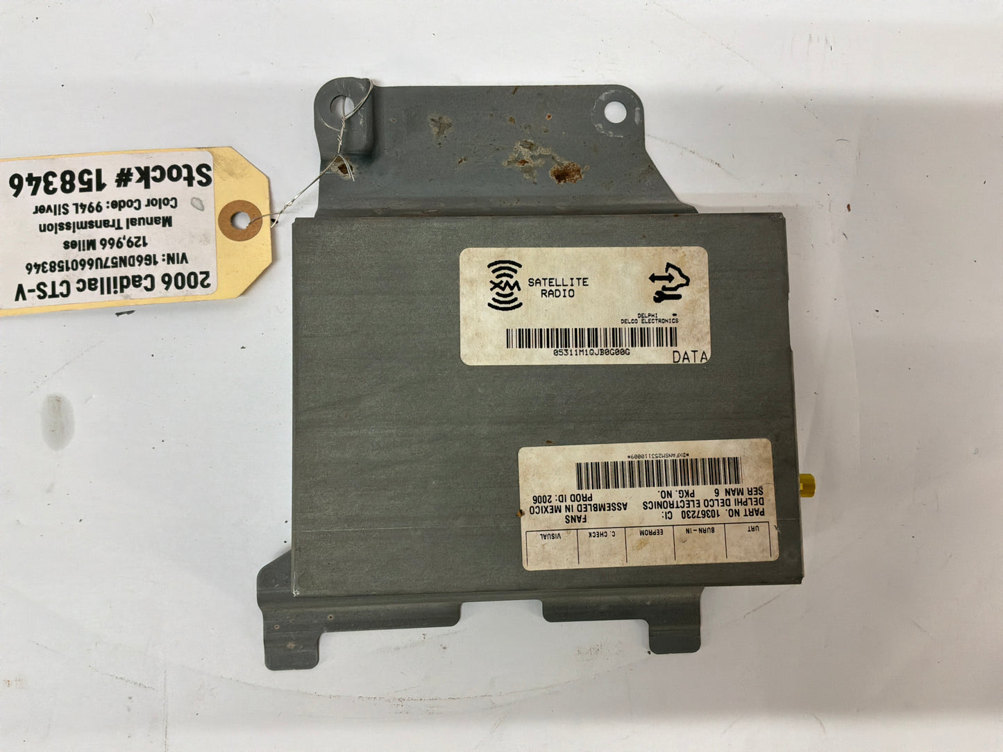 2006 Cadillac CTS-V Satellite Radio Receiver OEM