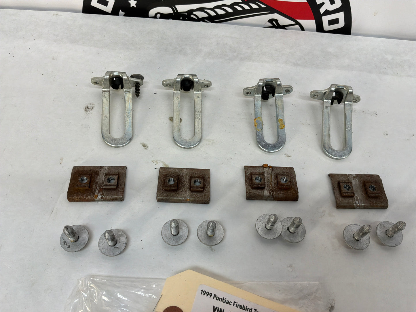 1999 Pontiac Firebird Trans Am Formula WS6 T-Top Mounting Hardware OEM