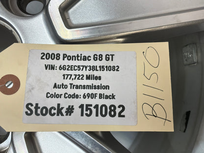 2008 Pontiac G8 GT Factory OEM Wheel 18x8 OEM