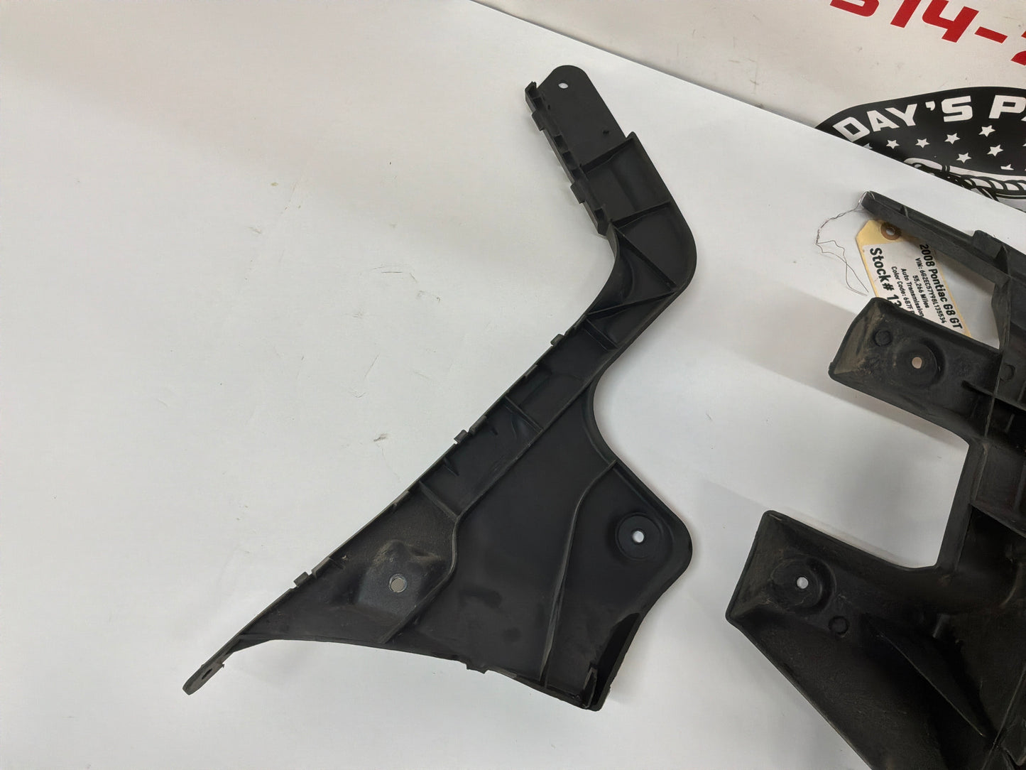 2008 Pontiac G8 GT Complete Rear Bumper Brackets Mounts Supports Guides Set OEM