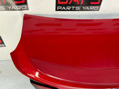 2015 Chevrolet SS Sedan Trunk Deck Lid w/ Spoiler Red OEM