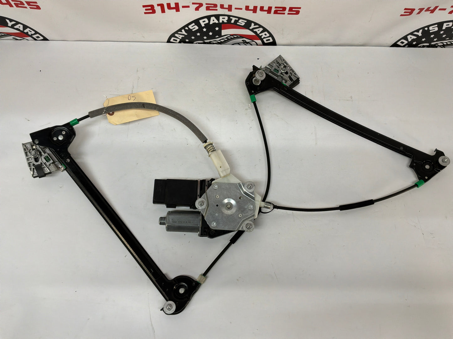 2007 Chevy C6 Corvette Convertible LH Driver Front Window Regulator w/ Motor OEM