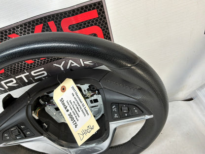 2017 Chevy SS Sedan Black Leather Steering Wheel OEM