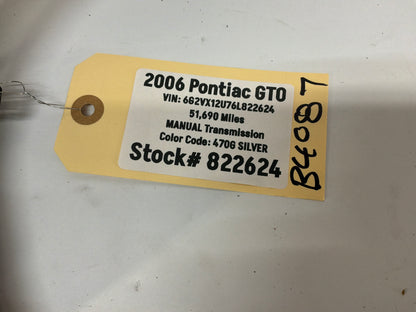 2006 Pontiac GTO Lower Radiator Hose OEM