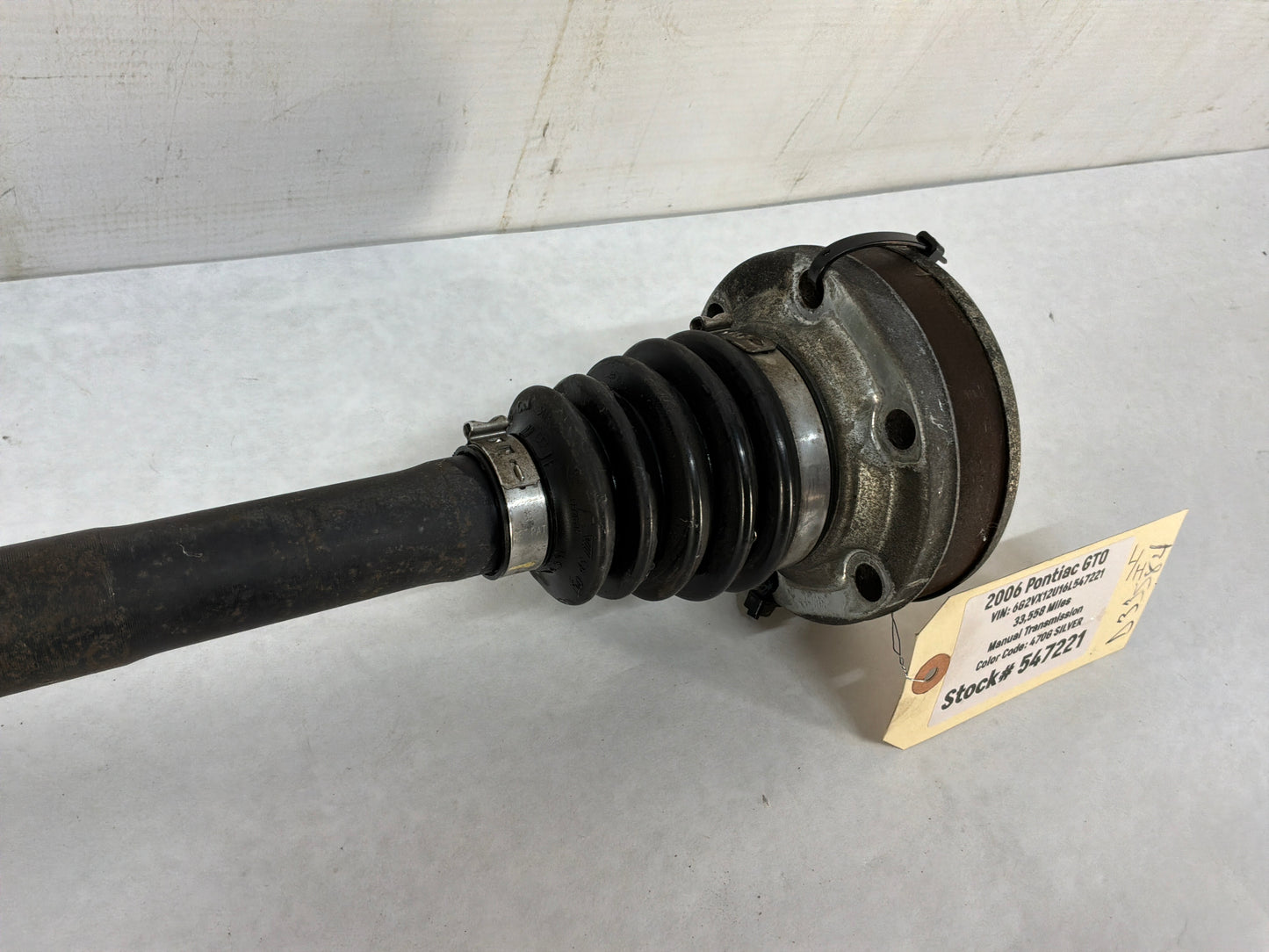 Lh axle - Day's Parts Yard