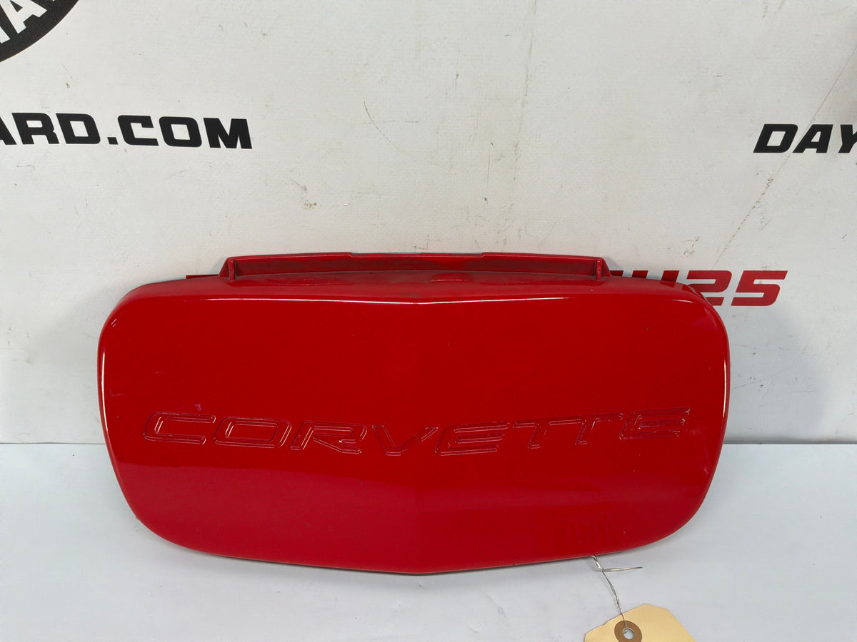 2002 Chevy C5 Corvette Convertible Front License Plate Cover OEM Red