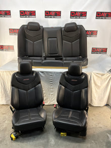 2015 Chevy SS Sedan Seats Fronts and Rears Black Leather Alcantara Suede OEM - Day's Parts Yard