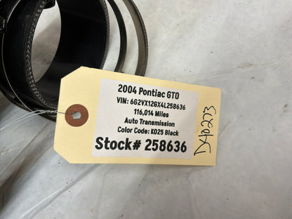 2004 Pontiac GTO Cold Air Inductions Intake Systems
