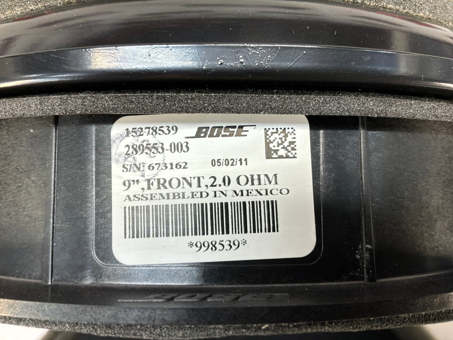 2011 Cadillac CTS-V Coupe RH & LH Door Bose Radio Speakers OEM