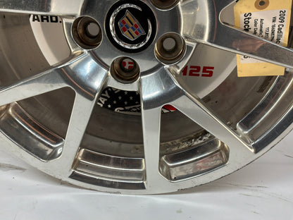 2009 Cadillac CTS-V Sedan Front Factory OEM Polished Wheel Rim 19x9