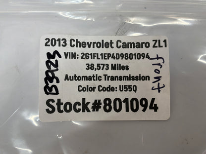 2013 Chevy Camaro ZL1 Front Bumper Bow Tie Emblem OEM