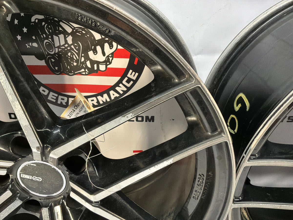 2014 Chevy SS Sedan Enkei RPF1 Wheels Rims 19x8 19x9