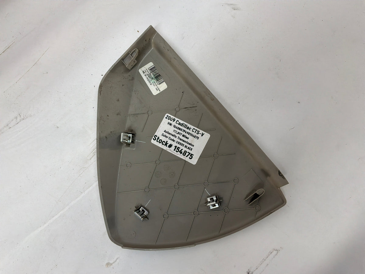 2009 Cadillac CTS-VRH Passenger Dash End Caps OEM