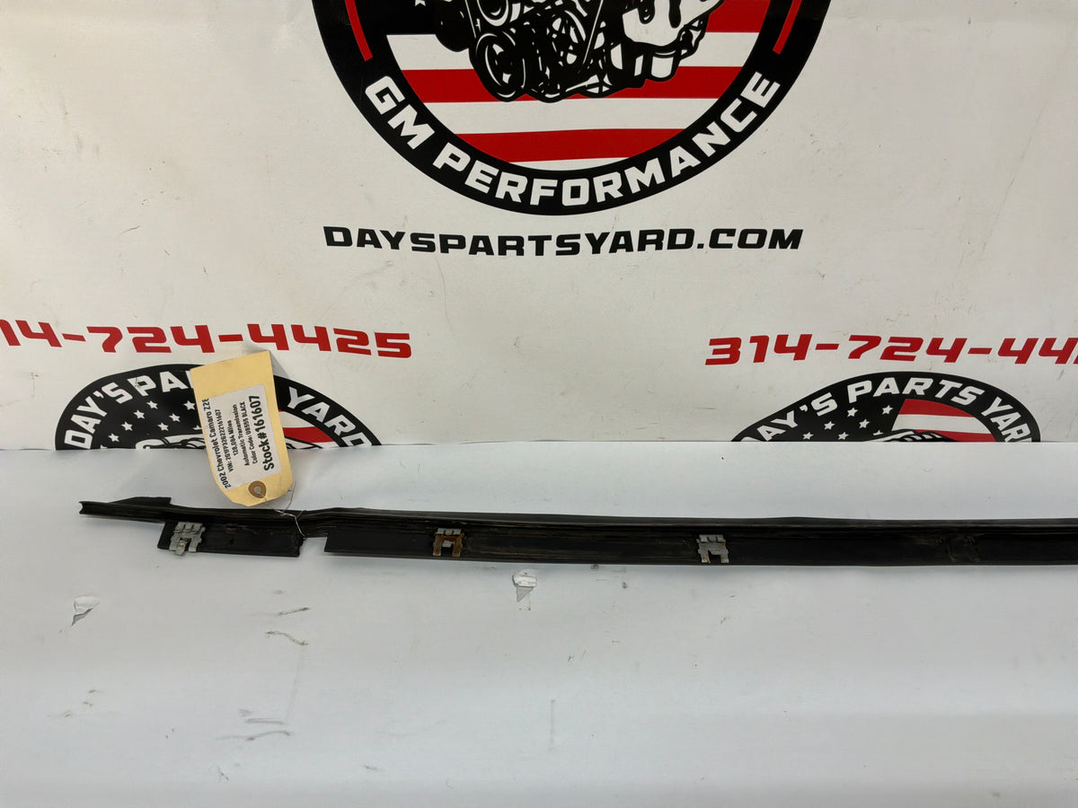 2002 Chevy Camaro Z28 LH Driver Door Window Belt Molding Trim OEM