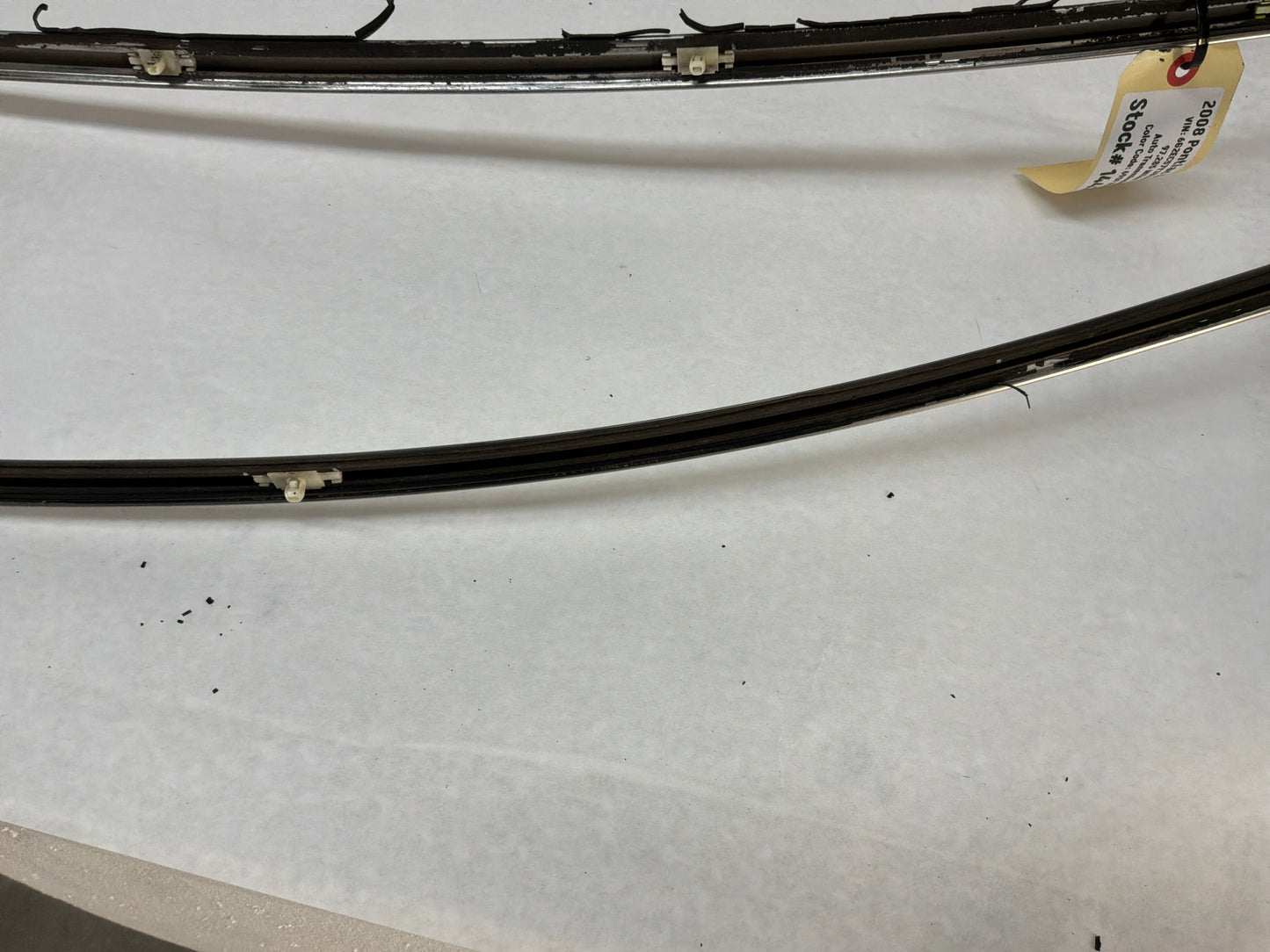 2008 Pontiac G8 RH & LH Door Roof Chrome Reveal Molding Trim OEM