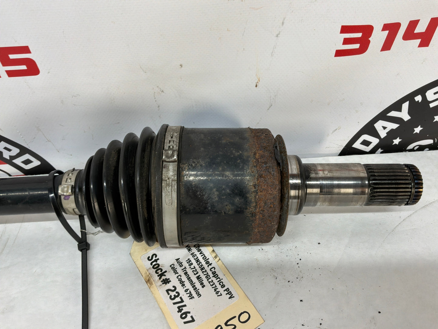 2016 Chevy Caprice PPV LH Driver Rear CV Axle Half Shaft OEM