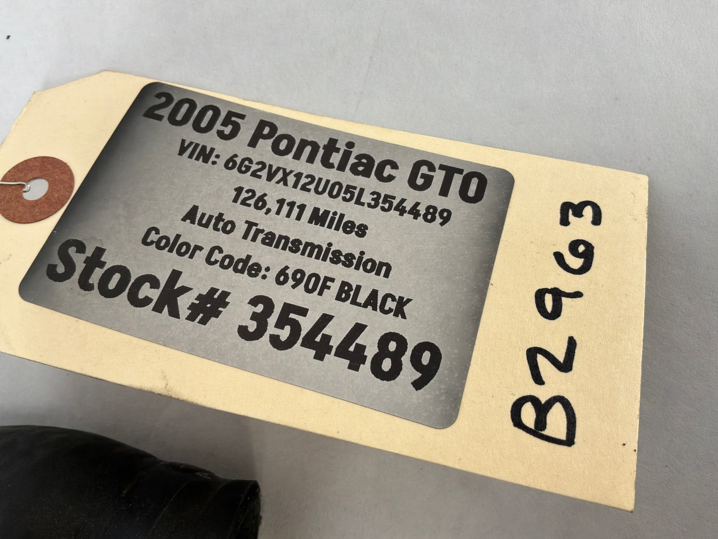2005 Pontiac GTO Upper & Lower Radiator Hoses OEM