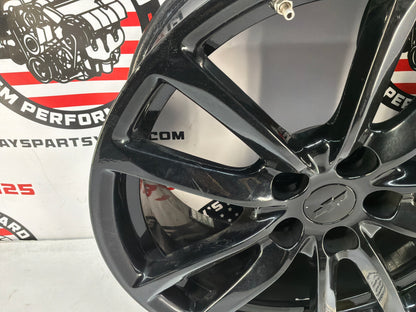 2014 Chevy SS Sedan Black Front Wheel 20x8.5 OEM