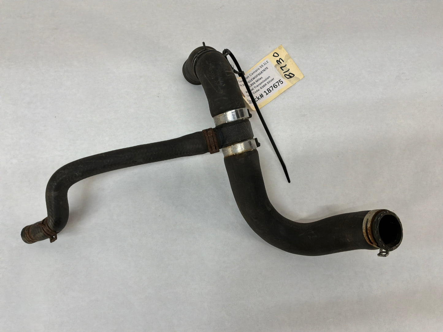 2015 Chevrolet Camaro SS 1LE Radiator Coolant Hose Line Tube OEM