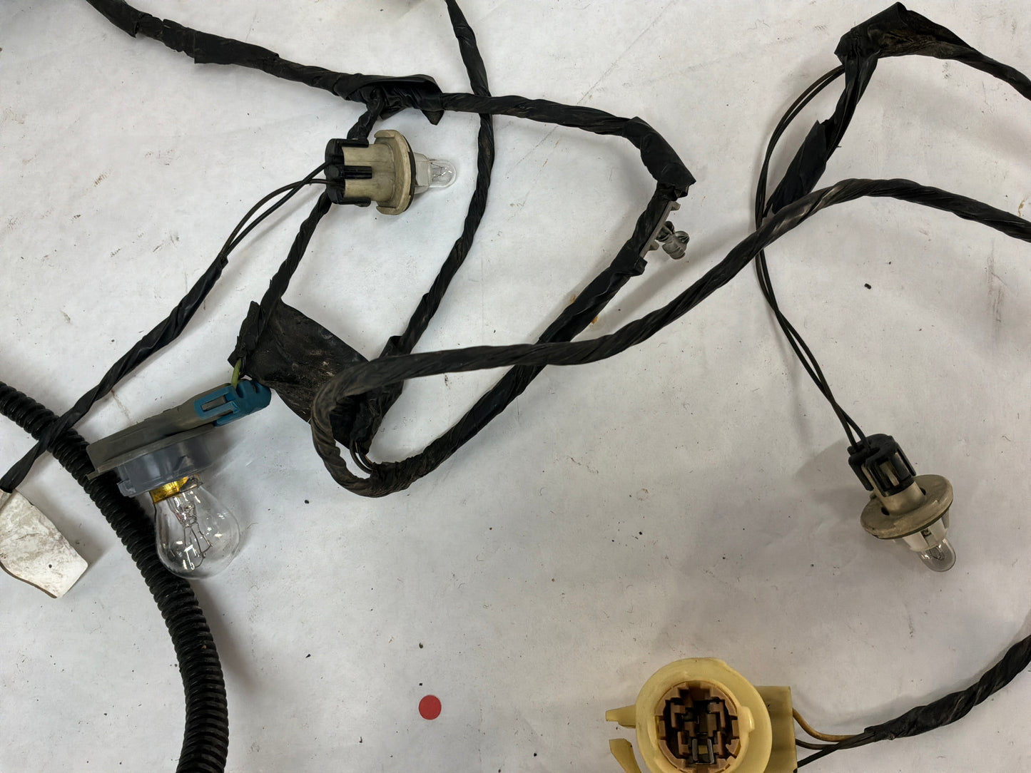 1999 Chevy C5 Corvette Rear Bumper Tail Light Lamp Wire Wiring Harness OEM