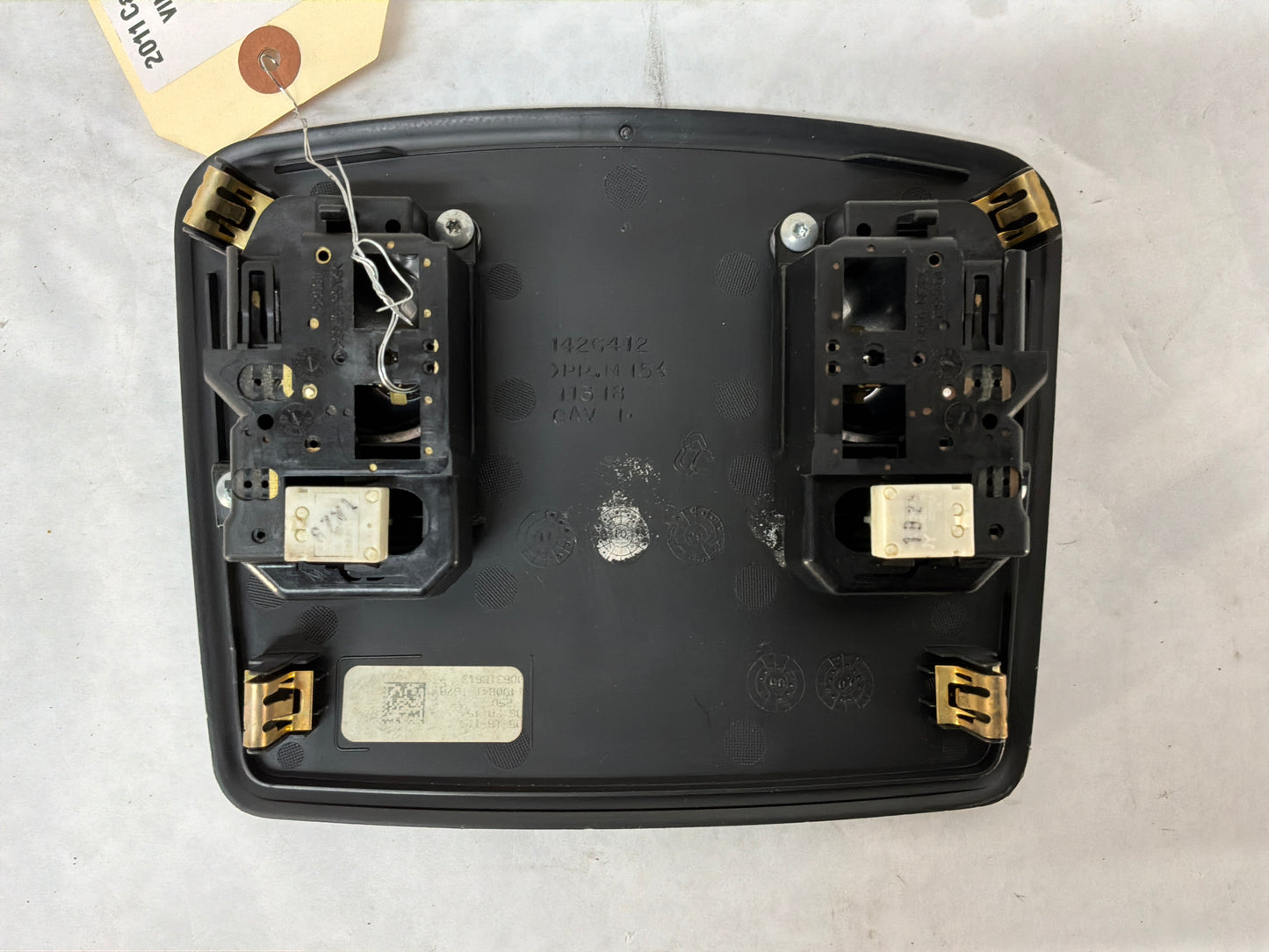 2011 Cadillac CTS-V Coupe Over Head Overhead Rear Console Reading Dome Light OEM